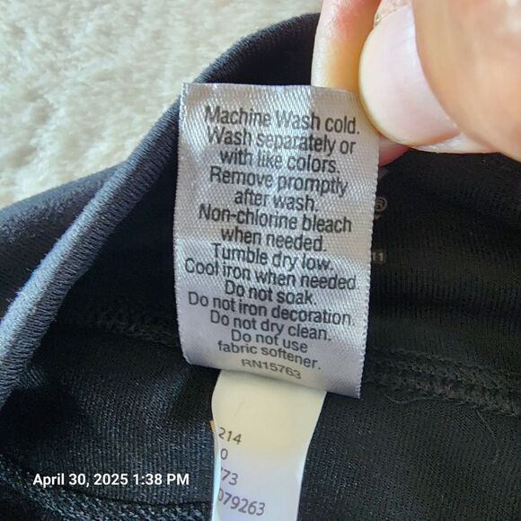 Champion Duo Dry Max Women's Large Ebony Stretch Shorts Booty Shorts 5" Inseam - Picture 4 of 10